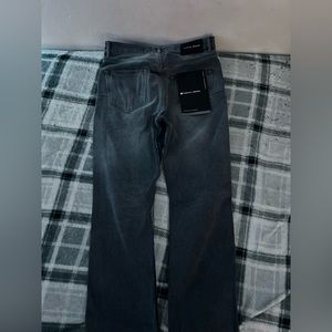 no. p011 mid rise straight leg purple jeans